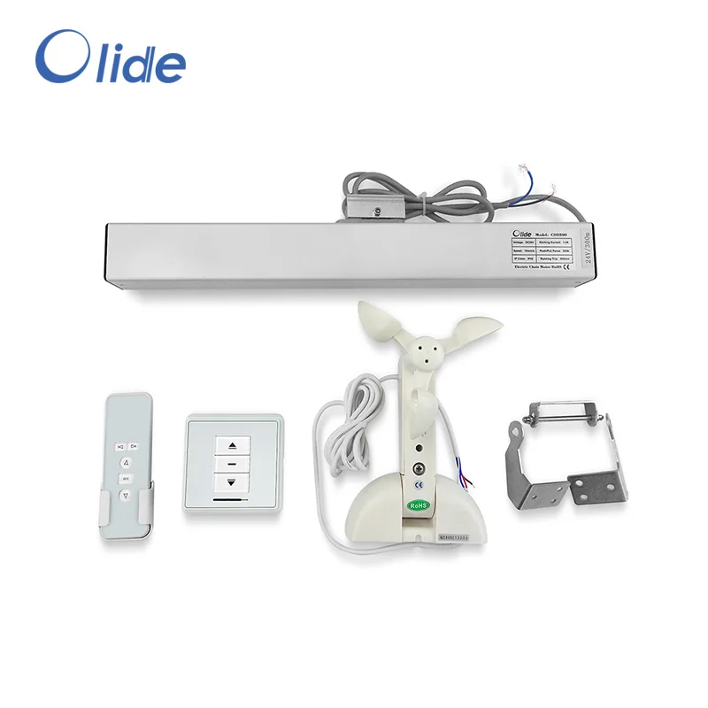 Abridor de janelas automático com sensor de chuva e vento, alimentação de 24v dc