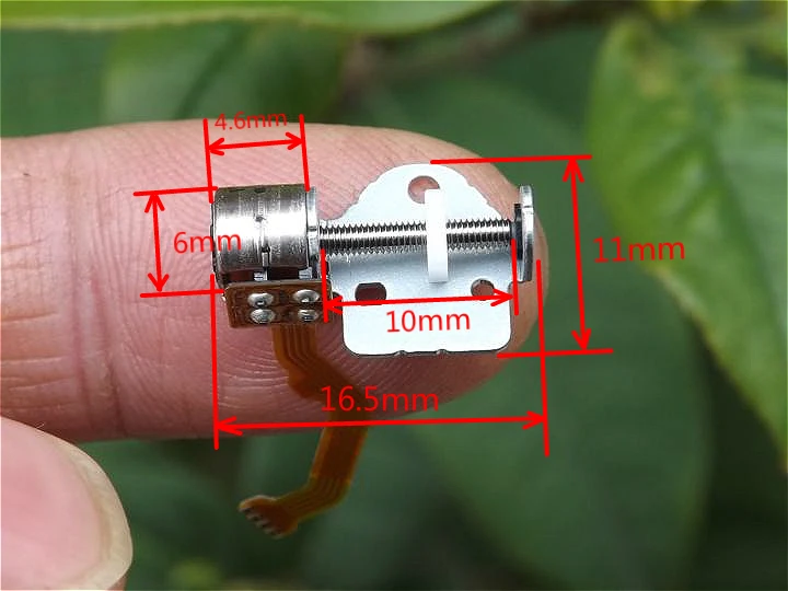 6mm micro stepping motor slide screw  drive accessories / camera accessories / micro engraving machine accessories DIY