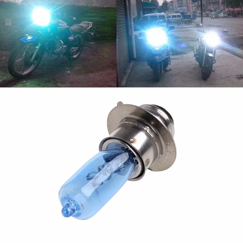 Motorcycle Light 12V 35W White Headlight Bulb Lamp For Motorcycle Electric Vehicles P15D-25-1