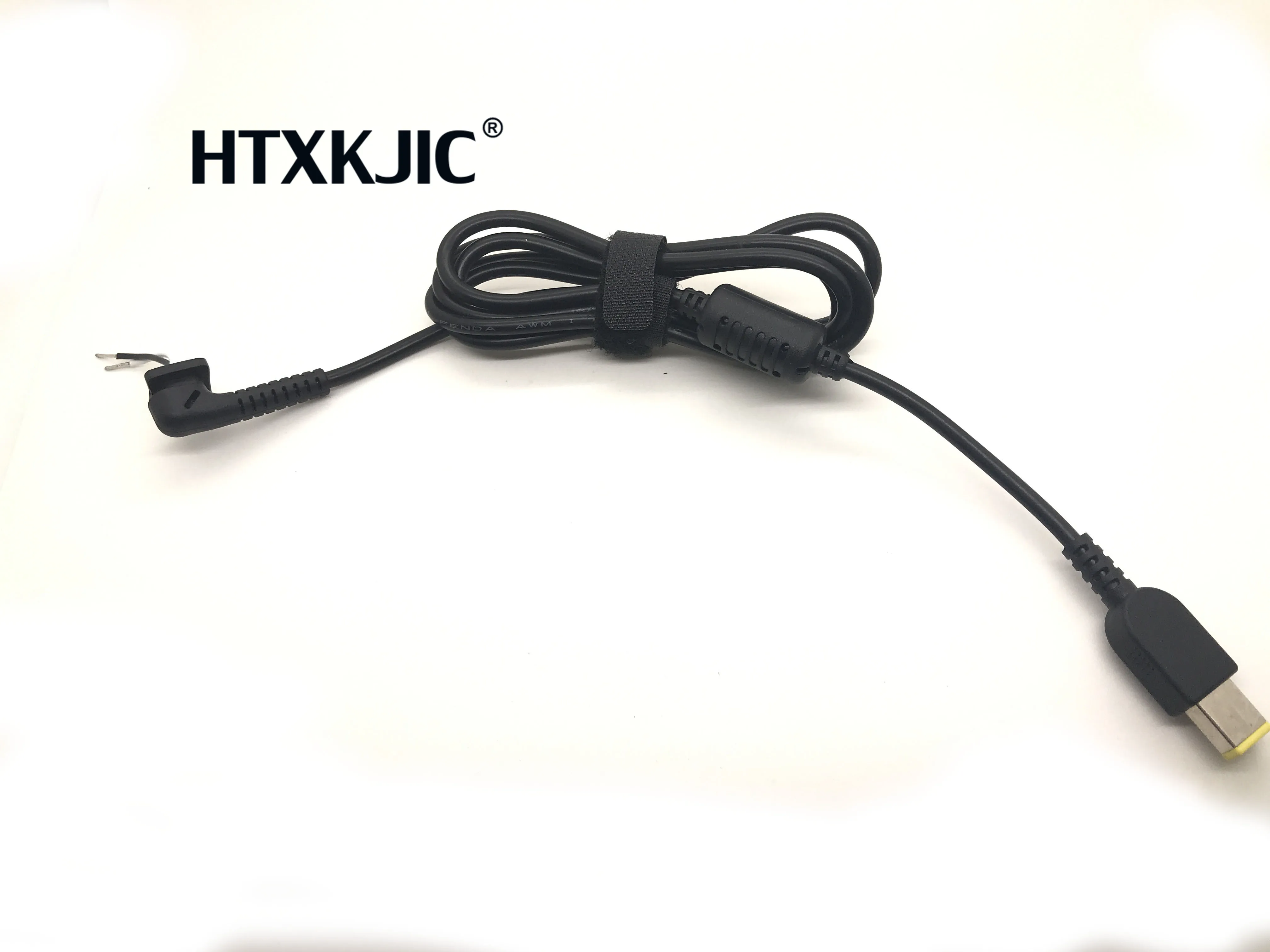 Cabo de alimentação com conector dc, cabo de alimentação para laptop lenovo ideapad yoga, conector quadrado, carregador, adaptador de pc, notebook