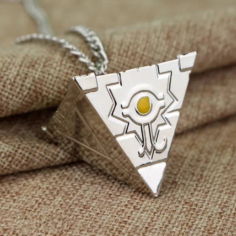 Game Yu-Gi-Oh! Necklaces Yugioh 3D Millennium Puzzle Eye Pendant