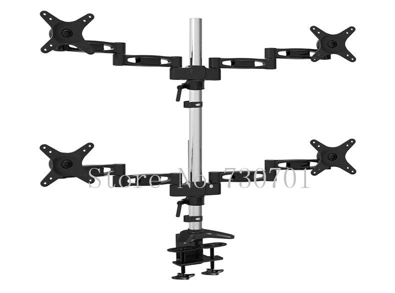 retractable air press aluminum swivel LCD PLASMA tv bracket lcd wall mount monitor bracket stand holder