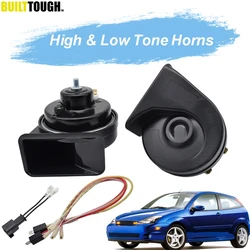 For Ford Focus MK1 1998 1999 2000 2001 2002 2003 2004 Snail Horn 12V 125db 410/510Hz Loud Dual Tone Waterproof Car Horns