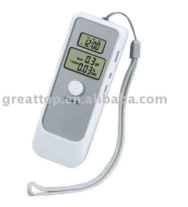 Free shipping!!! 5pc/lot Dual LCD screen digital breath alcoho tester  - ALT-06-2