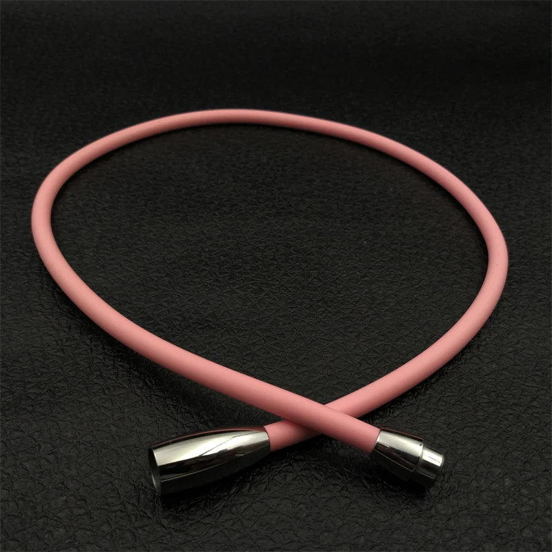 Waterproof and anti-sweat ion balance magnetic therapy health silicone tourmaline necklace