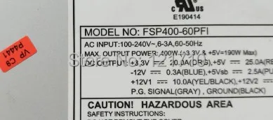 Industrial equipment power supply FSP400-60PFI 9PA4009301 A5E30484424-19