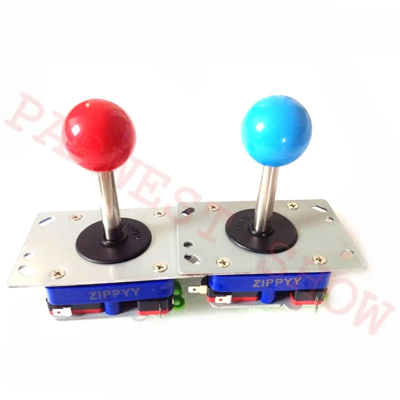 1 pc/lote eixo longo zippy joystick arcade 2 / 4 / 8 vias joystick clássico com 7 cores balltop seleção para diy jamma peças