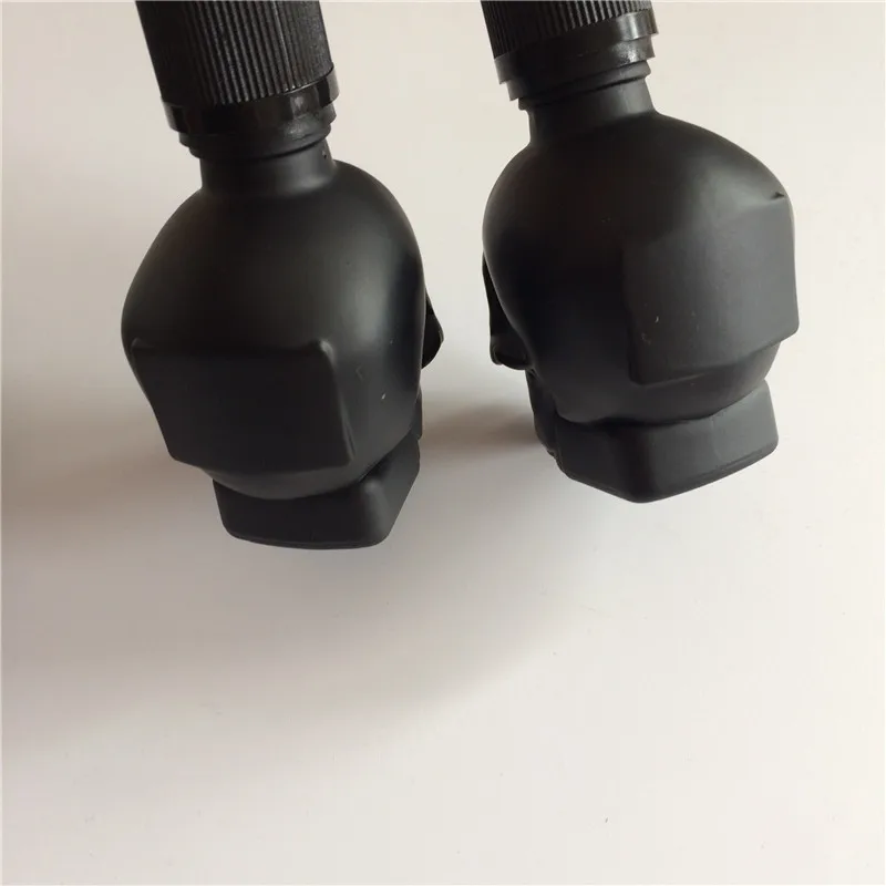 10pcs/lot Creative 30ml/cc Empty Black Skull Glass Dropper Bottles For Eliquid Essential Oils Perfume Bottles In Refillable