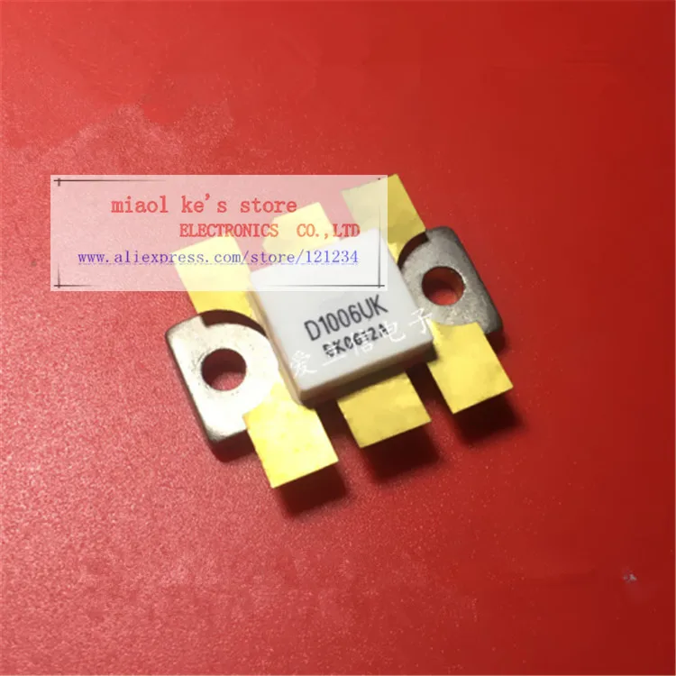 100%Original: D1006UK D1006 [ DMOS RF FET 120W 28V 175MHz Package code: DV ] High-quality original LDMOS transistor