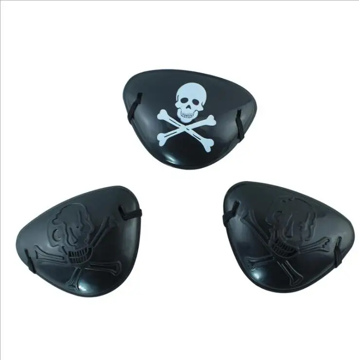 Pirate Eyepatch with Flexible Rope for Christmas Halloween Costume Kids Toy eye Patch Blindage accessories  YH1368