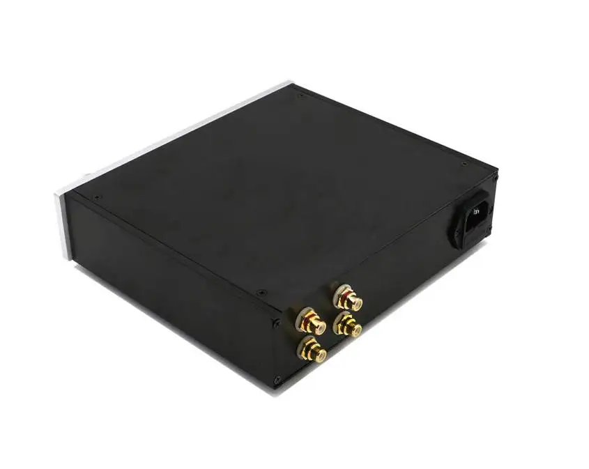 Aluminum preamplifier DIY chassis  mini Amplifier Shell with knob and power switch
