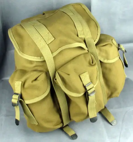 WW2 US ARMY STYLE HAVERSACK BACKPACK BAG US M14 BAG