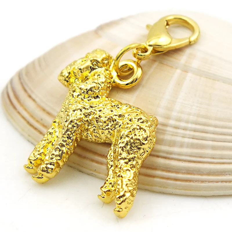 JINGLANG Trendy Alloy Dog Charms DIY Pendant Small Charms Handmade Jewelry for Necklace Bracelet 12 Pieces image 3