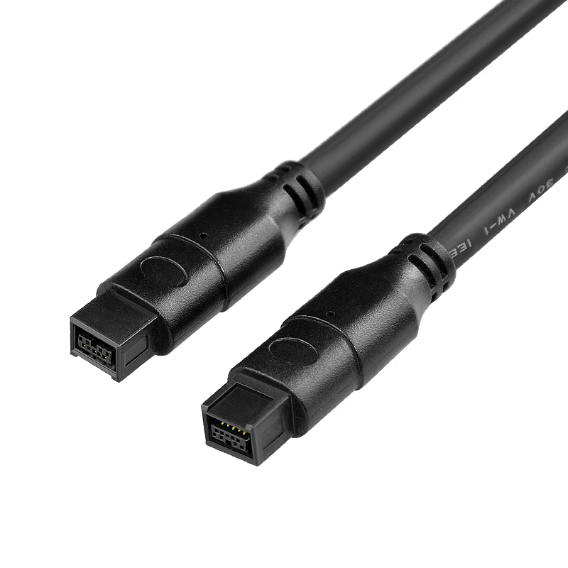 IEEE1394B Data Cable 1394 9P to 9P 9P-9P 9 Pin to 9Pin Industrial Surveillance Camera Cable Firewire 800 Mbps 8M 10M 15M