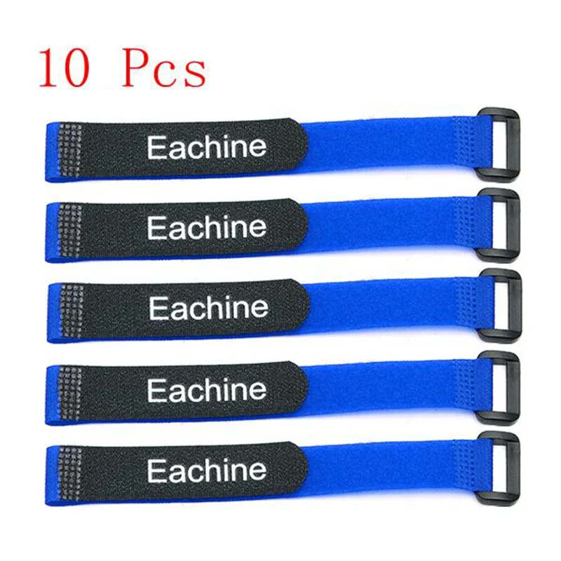 Original Eachine 10PCS 26*2cm Strong Lipo Battery Tie Cable Tie Down Strap Colors For RC Helicopter Quadcopter Model