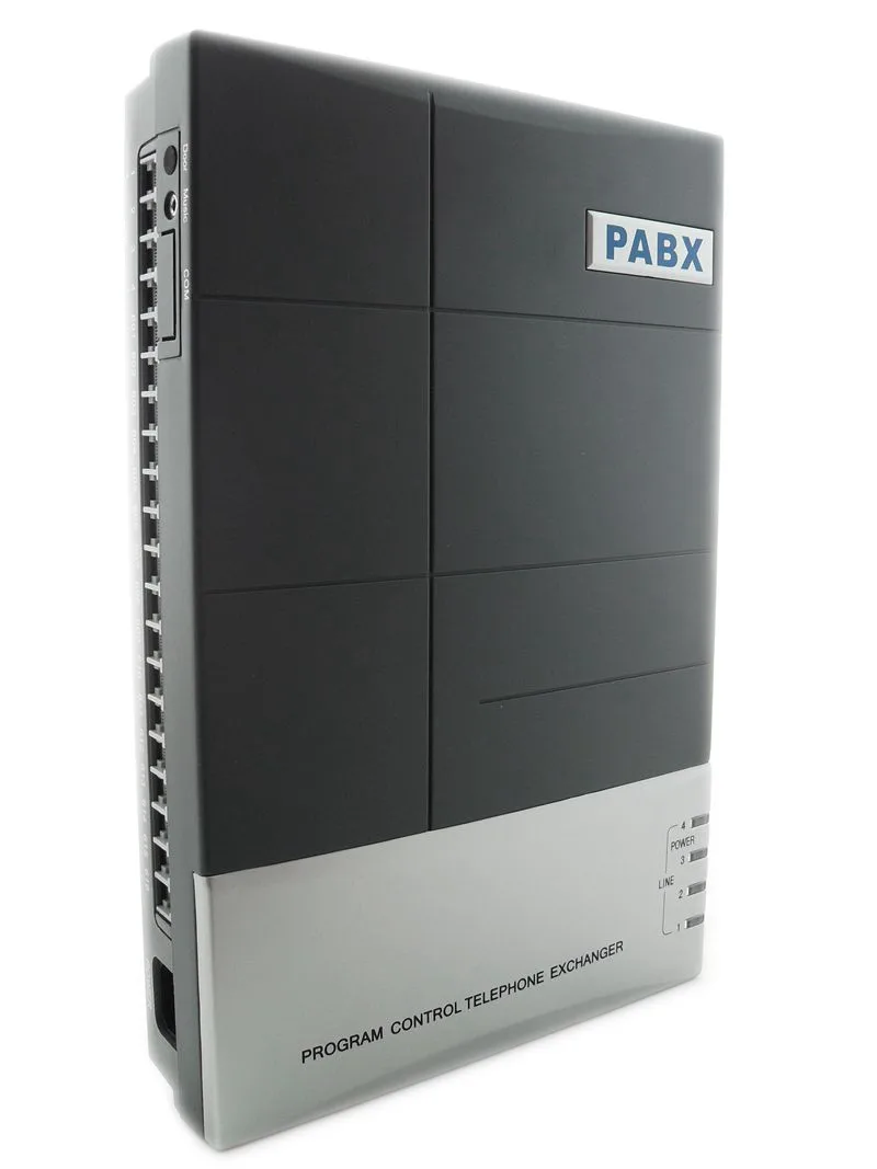 

China PBX Factory Supply CS416 Phone PABX System/Telephone Switch With 4 Landlines and 16 Internal Extensions