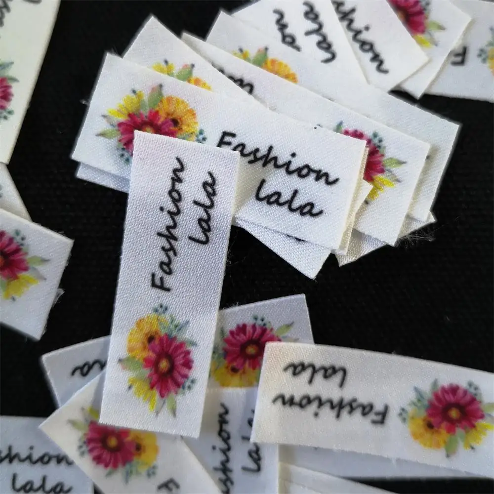 Custom Small batch/quantity cloth labels main mark/brand labels name tags/can iron or sewn/handmade mark Name labels