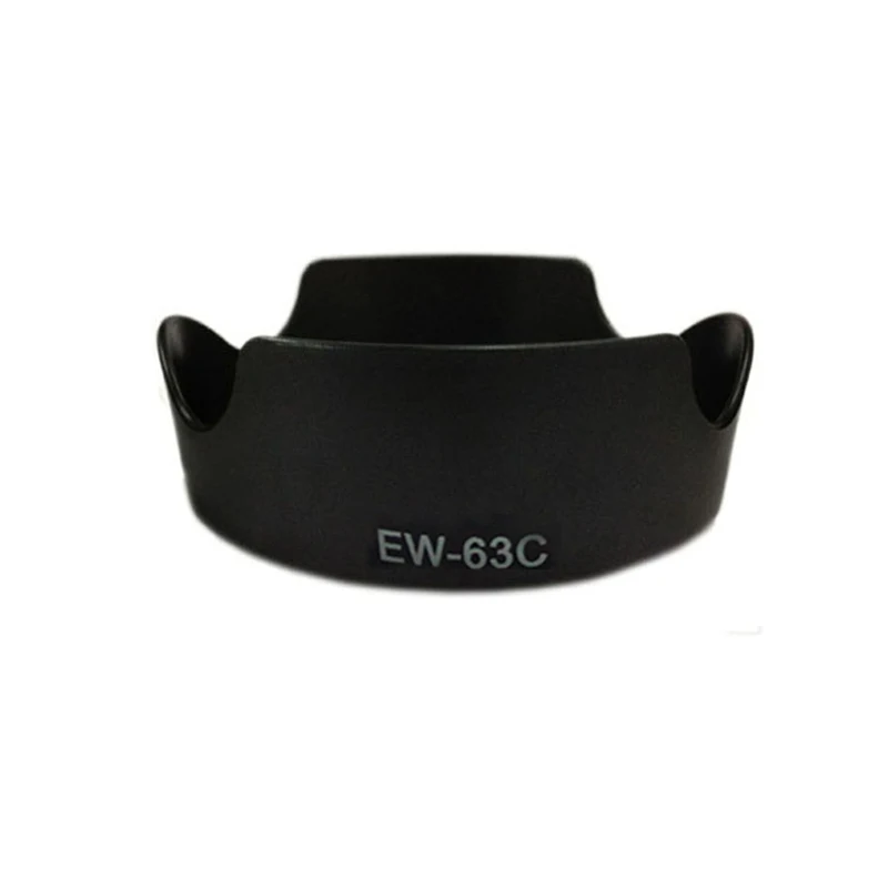 

2PCS Lens Hood EW-63C EW63C for Canon EF-S 18-55mm f/3.5-5.6 IS STM camera lens hood lens protetor ew 63c