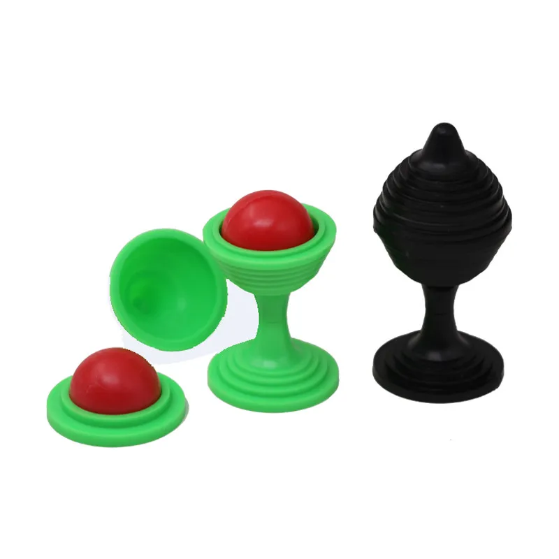 50sets Mini Height 7CM Small Ball And Vase Magic Tricks Disappearing Ball Vase Close Up Party Trick Kids For Fun Magic Props