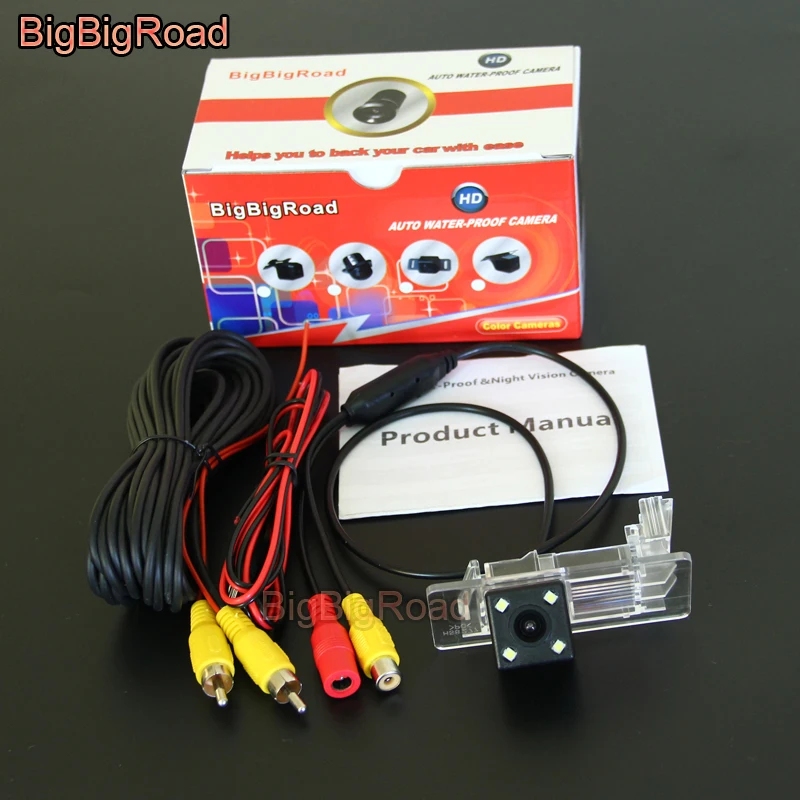 BigBigRoad For Skoda Yeti ( No Spare Wheel On The Door ) Octavia 3 Car Rear View Reverse Backup Camera HD CCD Parking Camera