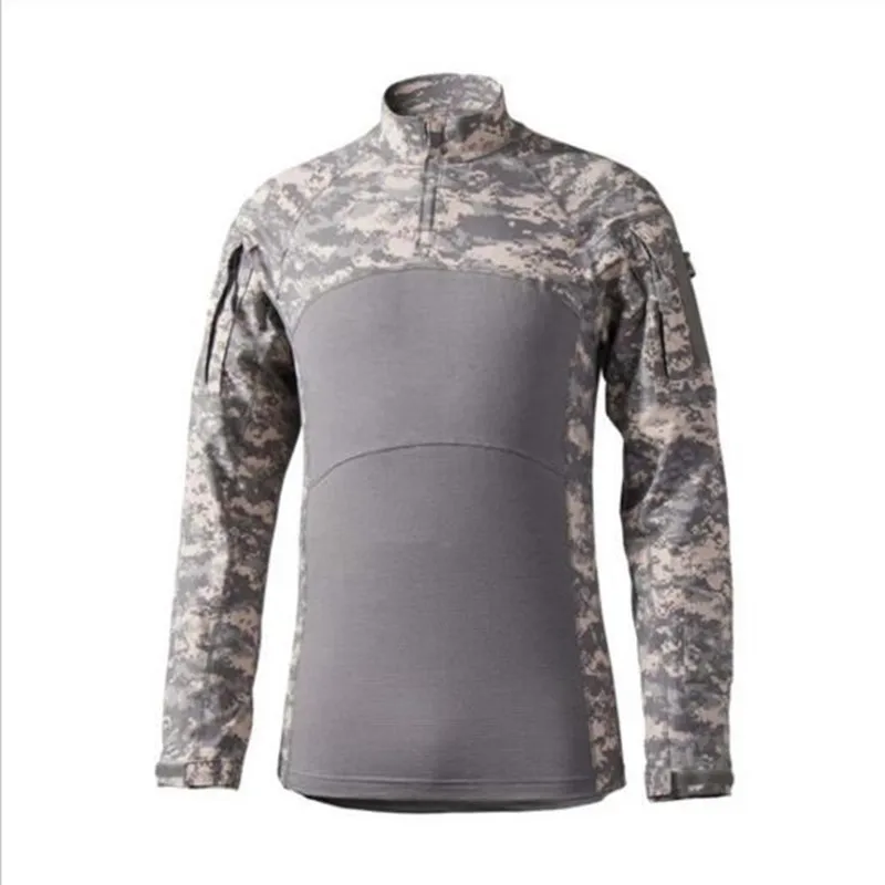 

Summer Camping Expand Training Camouflage Breathable Uniform Tops Outdoor Climbing CS Shooting Shirt