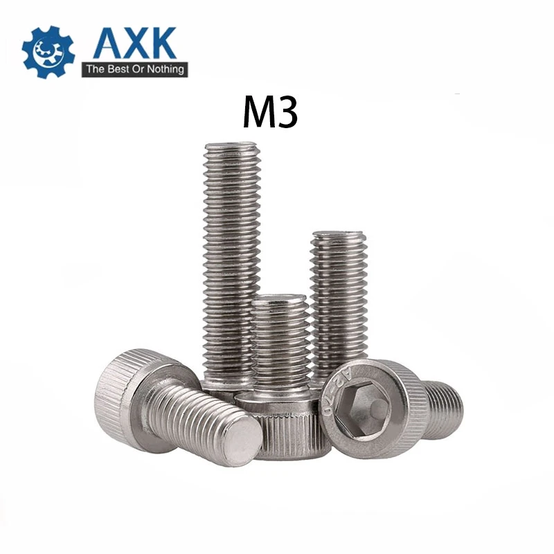 Head Cap Screw Hex Socket Stainless Steel 304 50pcs/lot M3 Machine High Electrical Lot (20 Pieces/lot) Hexagon Din912