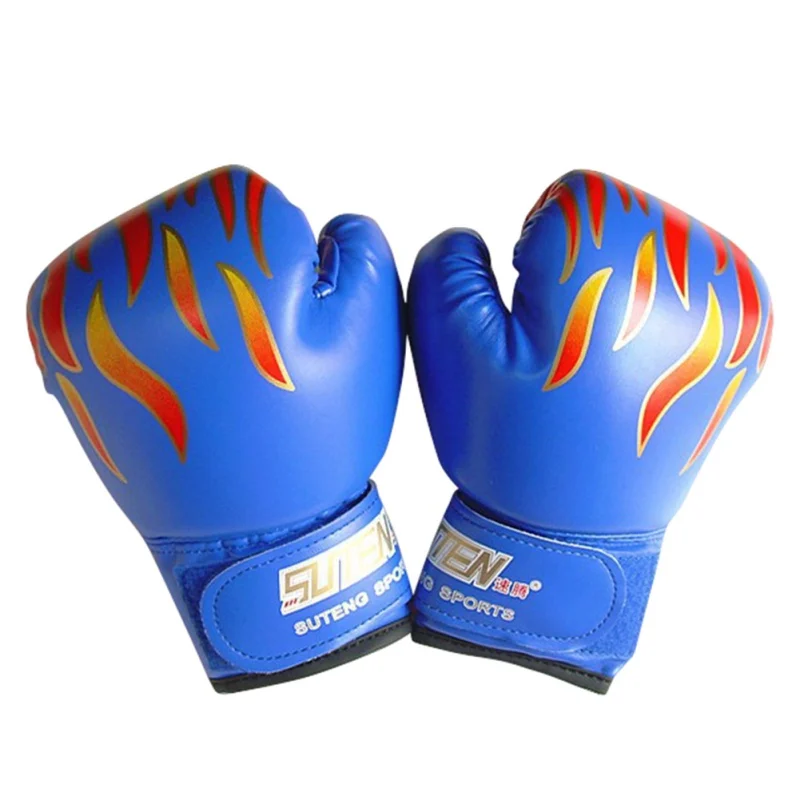 1Pair Children Boxing Gloves Kids Fitness Equipment De boxeo Kick Boxing Luva De Boxe Boxing Equipment Jumelle Boy 3-12Years