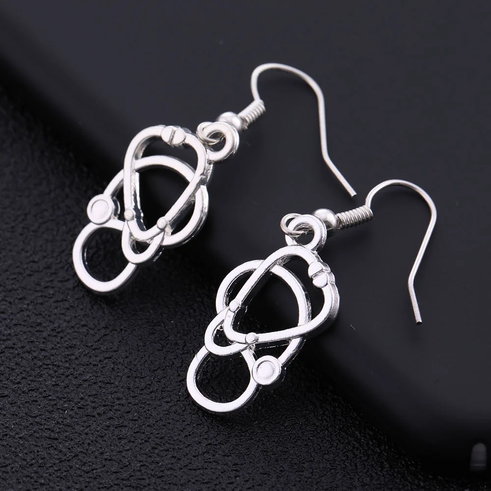 Skyrim Handcuffs Earring Female Ethnic Party Small Dangling Earrings Findings diy Craft For Women Jewelry Making