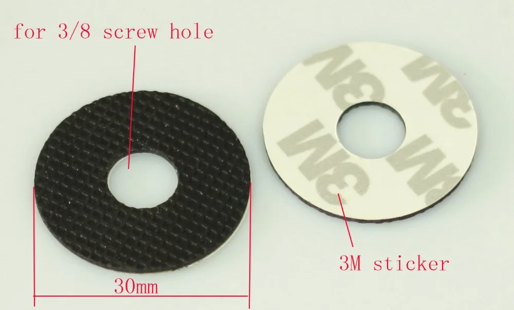 2x 30mm Rubber Washer with 3/8