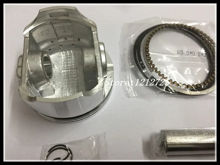 Motorcycle piston and ring CB 200cc CB250CC Lifan 200cc piston ring sleeve plug for piston pin piston diameter of 65.5mm to 15mm