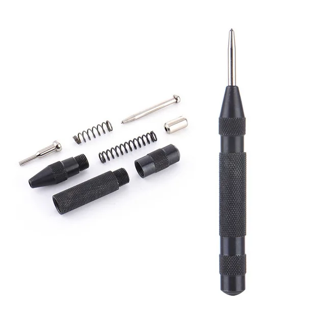 Black automatic center punch Locator High hardness punch Breaker automatic sample punch 130mm