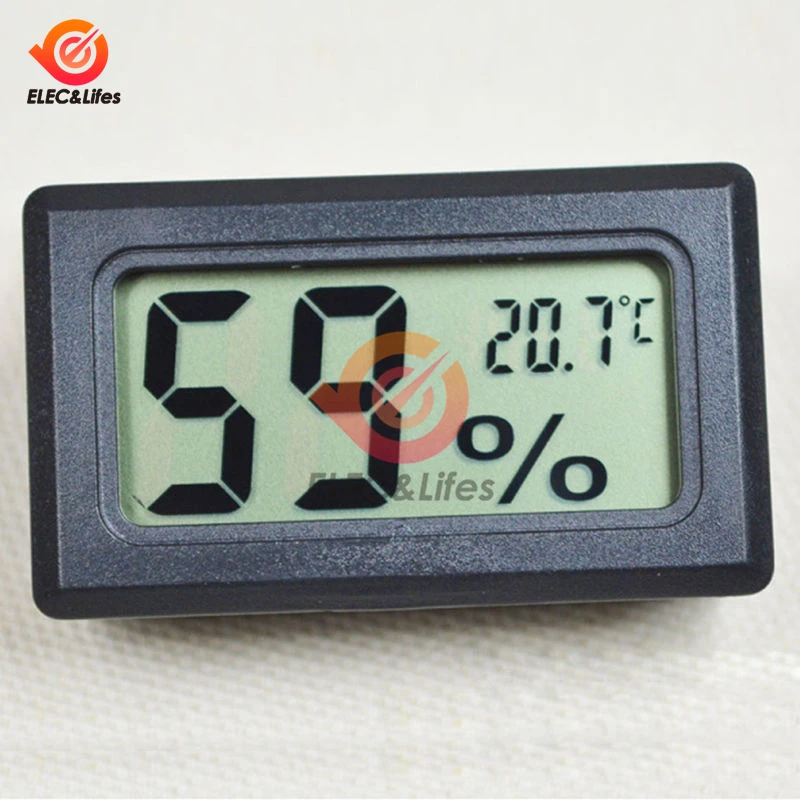 Mini Digital LCD Temperature Humidity Tester Indoor Room Thermometer Hygrometer Temperature Sensor Humidity Meter