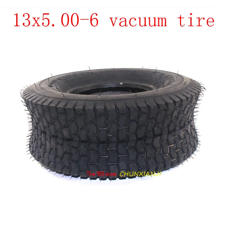 Good quality Kart Beach Car 13X5.00-6  vacuum tire  Highway Tire with Hub Mower Snow Sweeper  13*5.00-6 tubeless 