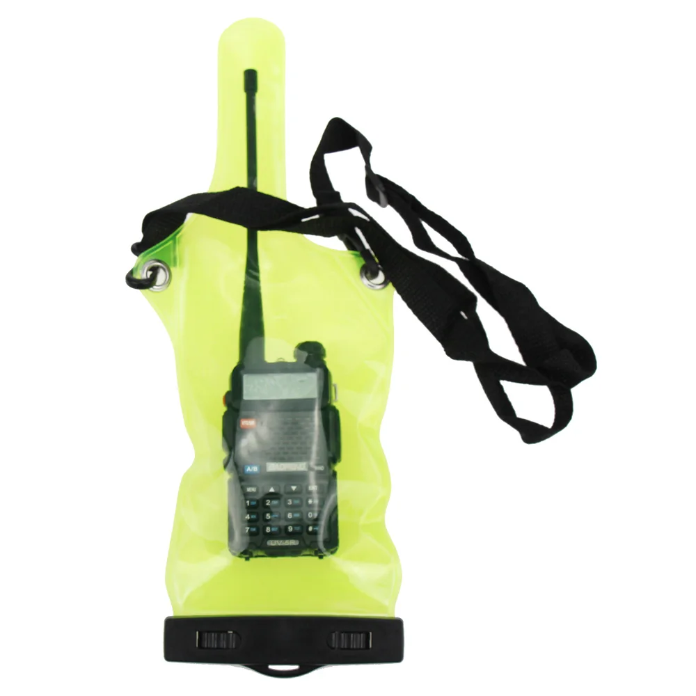 Universal Walkie Talkie Waterproof Bag Case Cover For Motorola Baofeng UV-5R UV-B2 A58 888S Two Way Radio Plastic Bidirectional