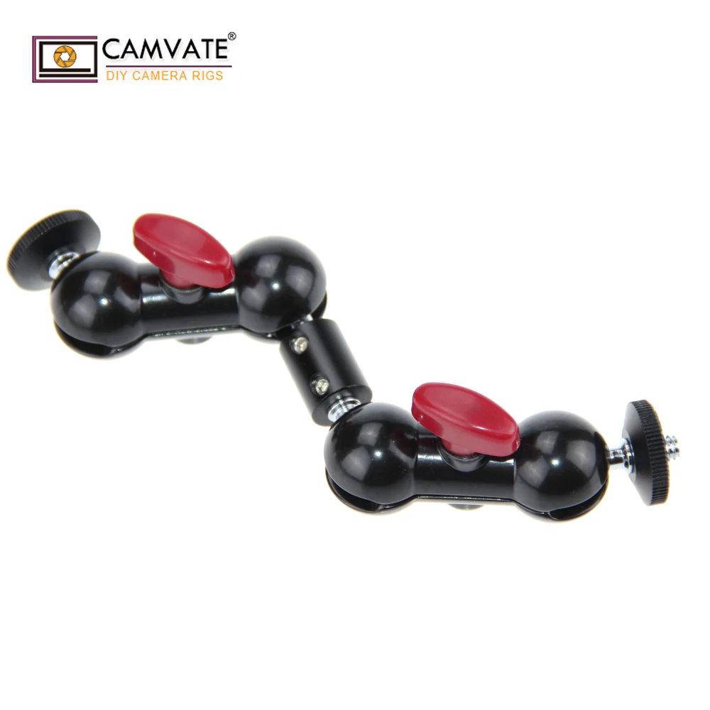 CAMVATE Extension Magic Arm With 360 Rotate Mini Ball Head 1/4