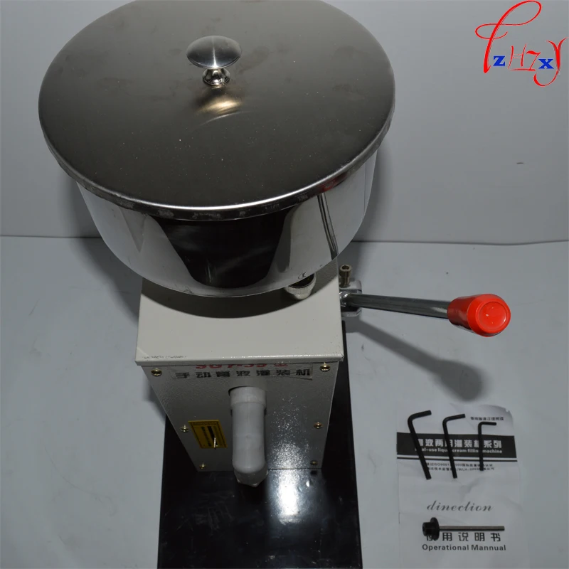 SGY-35 آلة تعبئة السوائل بالضغط اليدوي للطعام اللزج الفولاذ المقاوم للصدأ ماكينة تعبئة معجون السائل اليدوية 1 قطعة #1