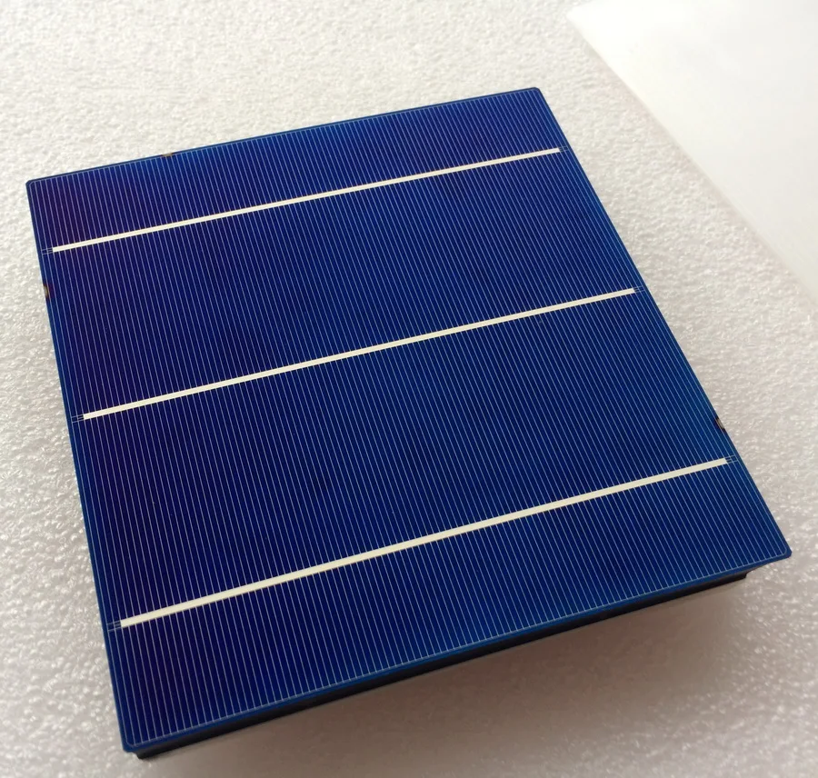 20 Pcs 4.47 156MM  Polycrystalline Silicon Solar Cell 6x6 Prices Cheap Grade A For DIY PV Poly Solar Panel+enough ribbon for diy