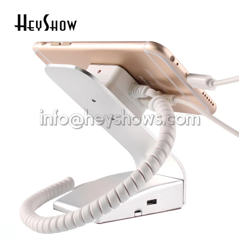 Universal Mobile Phone Burglar Alarm System, Cell Phone Security Stand for Retail Shop, Anti-Theft Display Device, Can Charging