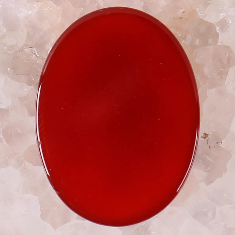 40x30MM Red Agate Stone Oval Cabochon CAB GEM Jewelry Making 1PCS H088