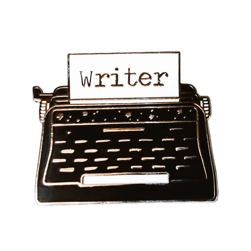 Writer Hard Enamel Pin Badge