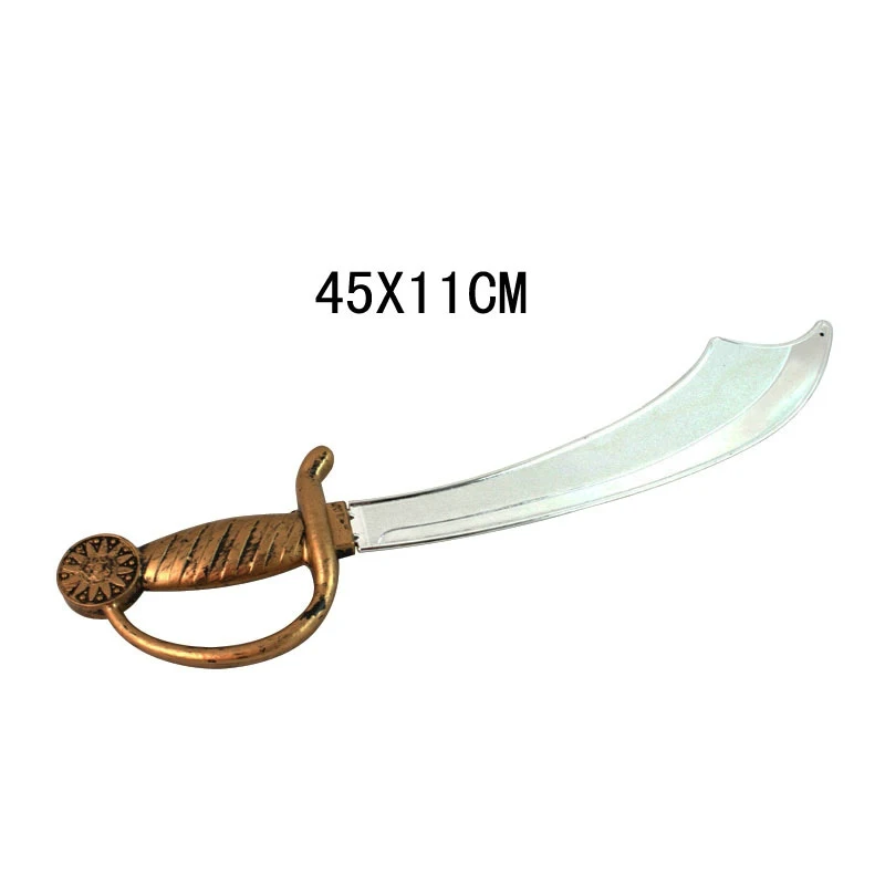 

pirate sword for kids Pirates Of The Caribbean Weapons Machetes Plastic Toy Sword Party Decorations Show Props Weapons