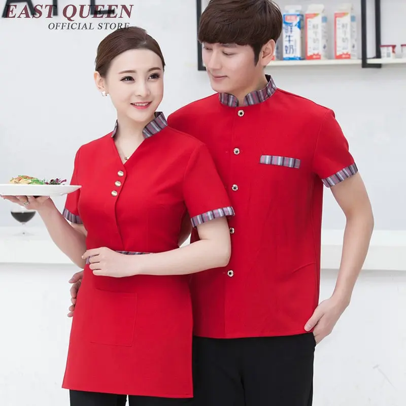 Chinese restaurant waiter uniforms chinese chef uniforms chef clothing chef clothes hotel waiter clothing NN0011