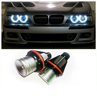 1Set 10W Cree Chip LED Angel Eyes Halo Marker Ring Light Bulb Canbus For BMW E39 E53 E60 E61 E63 E64 E65 E66 E83 E87 X3 X5