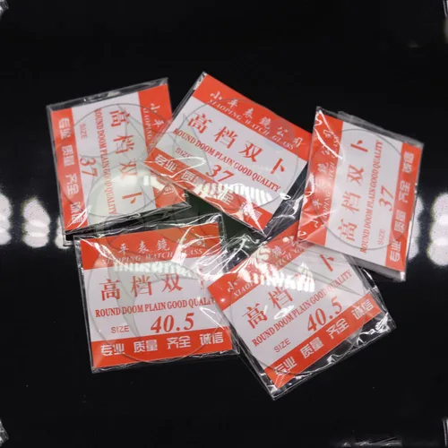 Imagen 2 del producto Venta al por mayor 116 unids/lote surtido de tamaños 16mm ~ 45mm cóncavo doble cúpula Mineral reloj pieza de repuesto de vidrio para relojeros