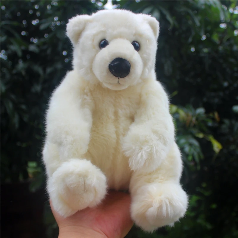 Kawaii Polar Bear Plush Toy Doll Girl Doll Animals Bear Dolls White Bear Hug Pillow Children Birthday Gift 21cm