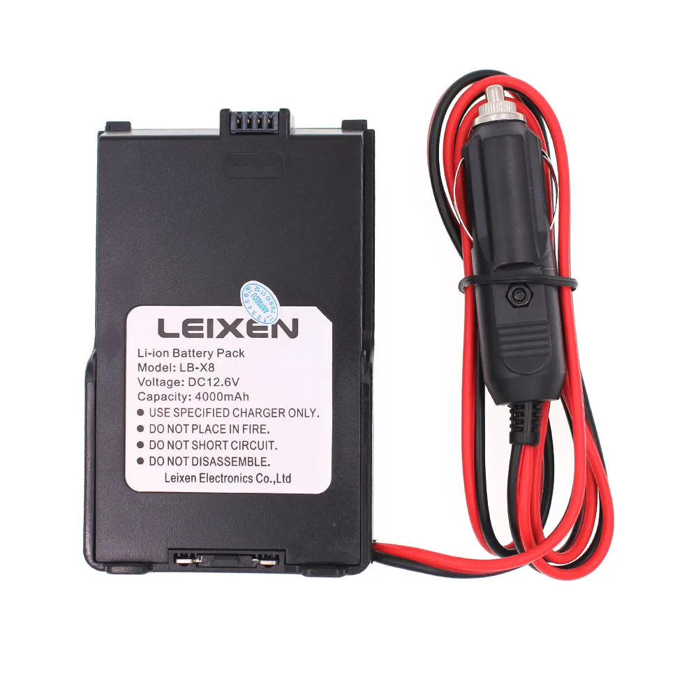 Original Leixen Battery Eliminator Car Charger for Leixen Note UV-25D Two Way Radio