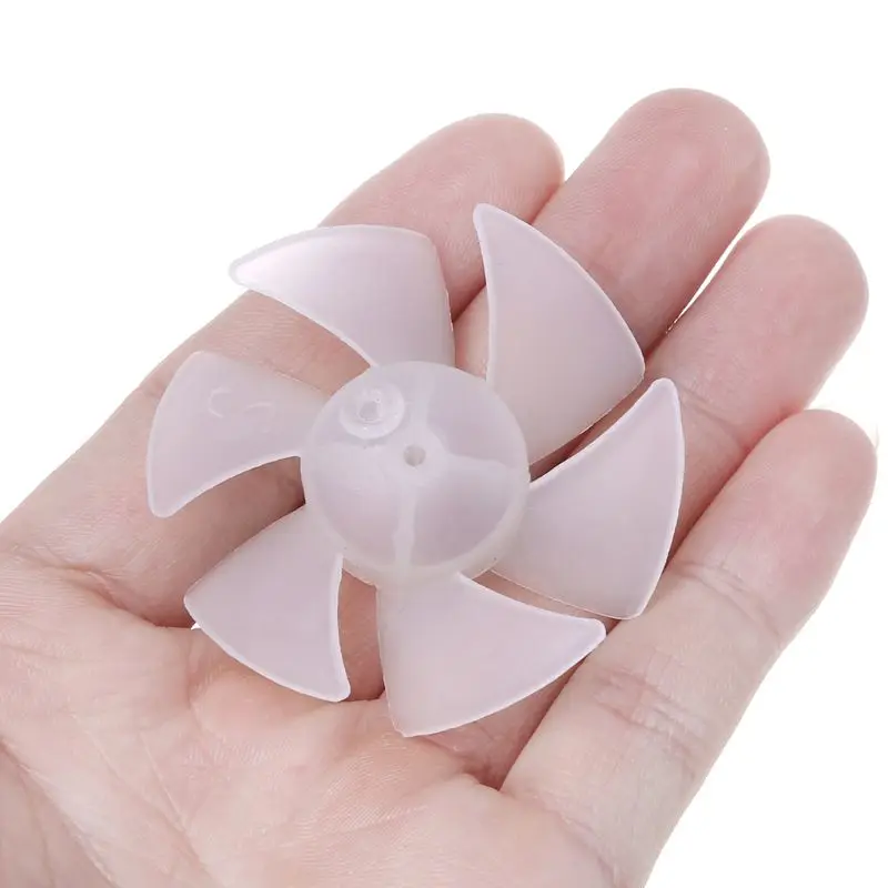 Pequena potência mini pá de plástico de ventilador 4/6 folhas para secador de cabelo motor