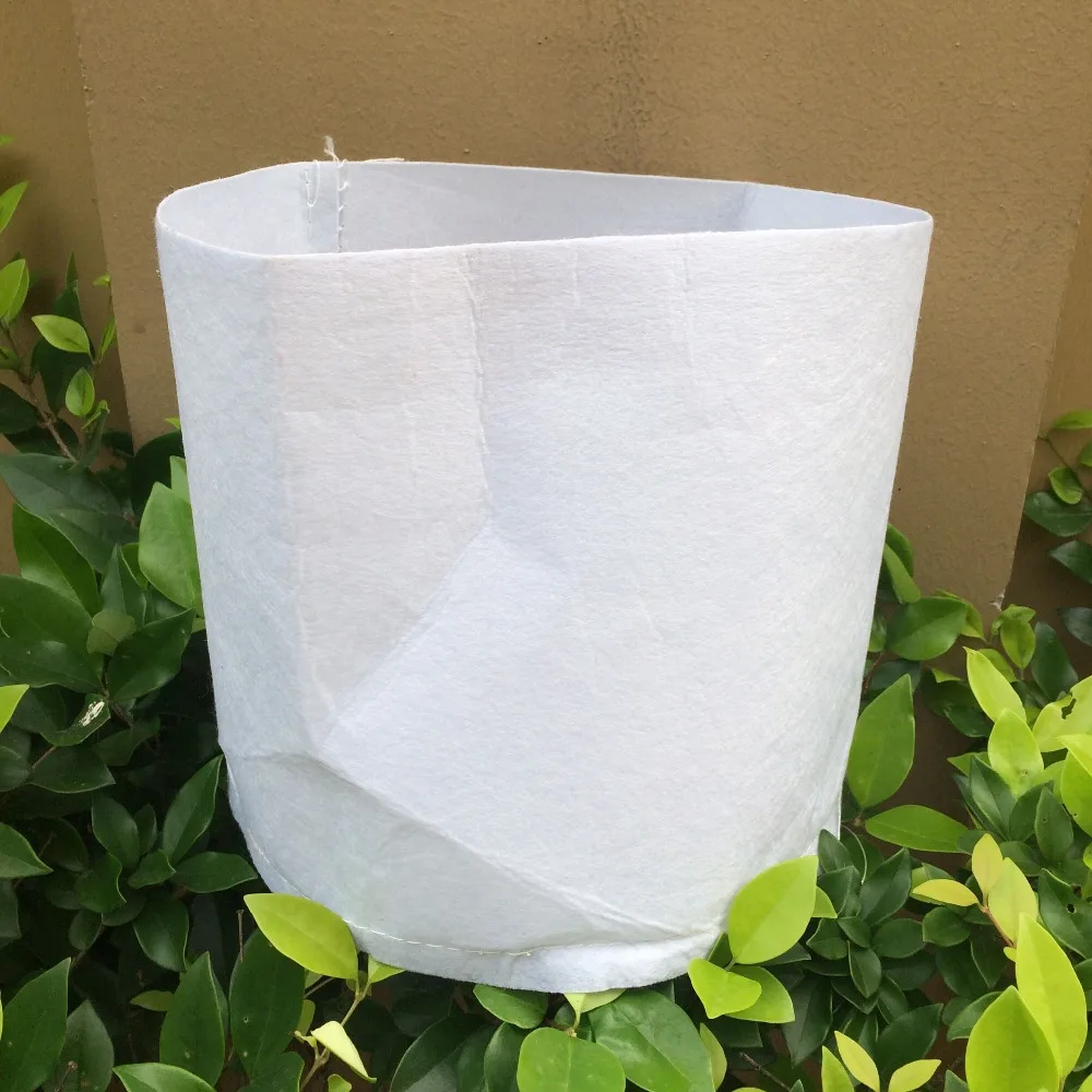 

Free Shipping 10 pieces Non-woven Planting Bag Home Gardening Vegetable Grow Bags trees Flower Pots & Planters25x20cm