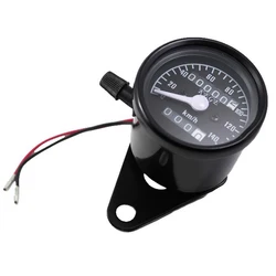 Black 12v Universal Motorcycle Scooter Speedometer Odometer Gauge 0-140 km/h for Yamaha Raider S XV1900 V-Max VMX 1200