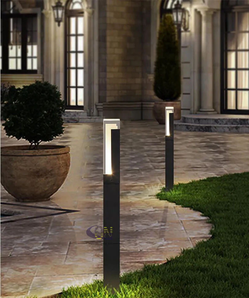 15W 12V DC 85-265V AC LED Landscape Light Outdoor Waterproof Lawn Decoration Yard Christmas Pathway Villa Garden Bollards Lamps